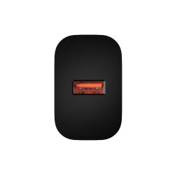 Univerzálna nabíjačka Natec RIBERA 18W, 1X USB-A, čierna