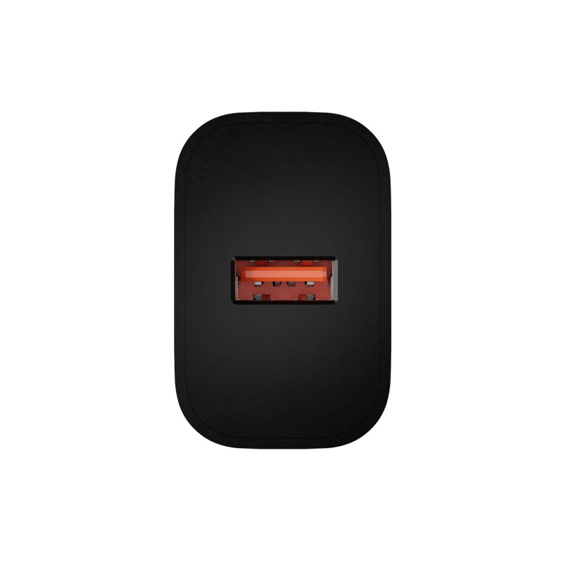Univerzálna nabíjačka Natec RIBERA 18W, 1X USB-A, čierna