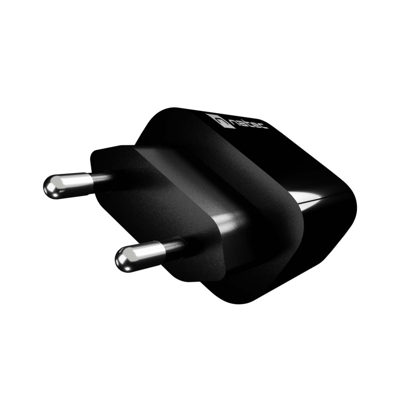 Univerzálna nabíjačka Natec RIBERA 18W, 1X USB-A, čierna