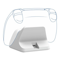 TRUST GXT255W CHARGE STAND PS5 WHITE - biela