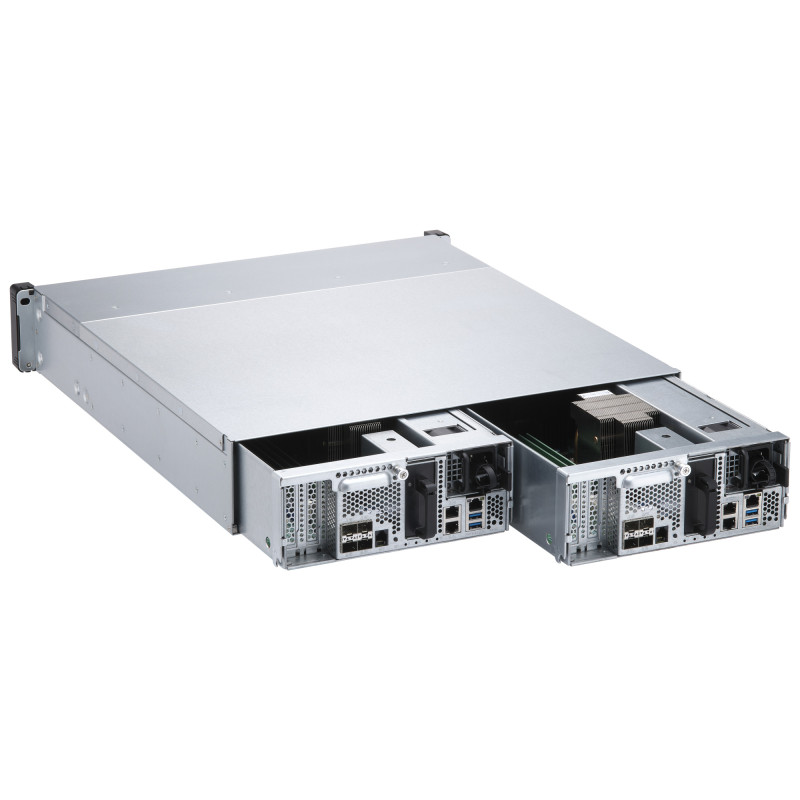 QNAP ES2486AFdc-2142IT-128G (all-flash NAS, duálny radič, 2x Xeon, 2x 64GB RAM, 24x 2,5'' U.2/U.3)