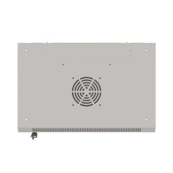 LANBERG RACKOVÁ SKRIŇA 19'' NÁSTENNÁ 4U/540X350 (FLAT PACK) S PRESKLENÝMI DVERAMI ŠEDÁ