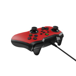 Drôtový gamepad Genesis MANGAN 300, pre PC/Switch/Mobil, červený