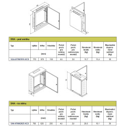 TRITON - Hybridný rack silový SGA-077067015-CCD pod omítku