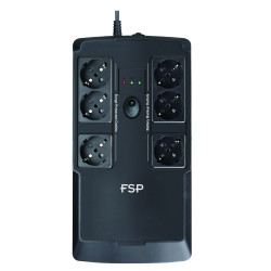 FSP UPS NanoFit 600, 600 VA / 360 W, 2xUSB power, LED, offline