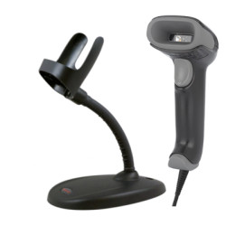 Honeywell Voyager XP 1470g - Disinfectant Ready, 2D, čierny, USB kit, 1,5 m kábel, stojan