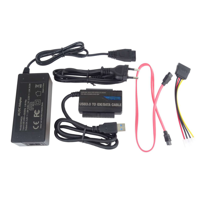 PremiumCord USB 3.0 - SATA + IDE adaptér s káblom