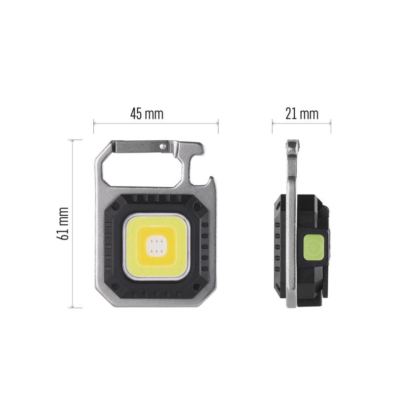 EMOS - COB LED NABÍJACIA PRÍVEŠKOVÁ SVIETIDLÁ 750 LM