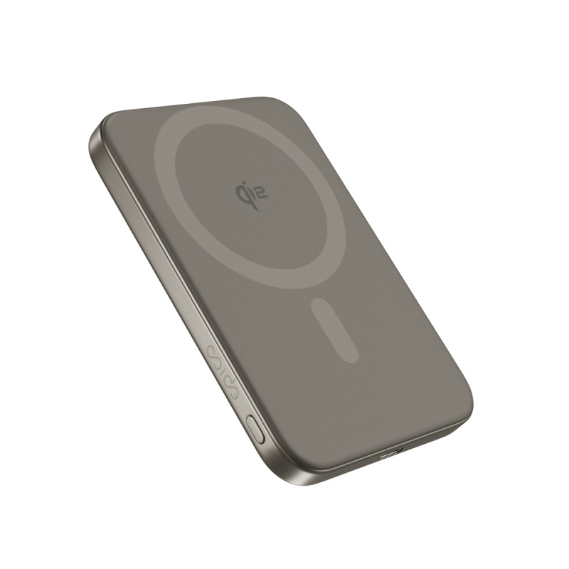 Epico Qi2 5000mAh Alu Mag+ PowerBanka EM51-titán