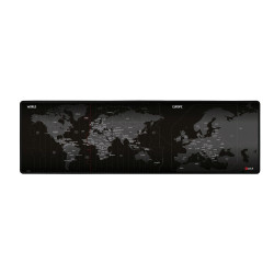 Podložka pod myš C-TECH MP-01W (World), 900x270x4mm, obšité okraje