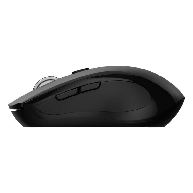 C-TECH WLM-12BK/Ergonomická/Optická/Pre pravákov/1 600 DPI/USB+BT/Čierna