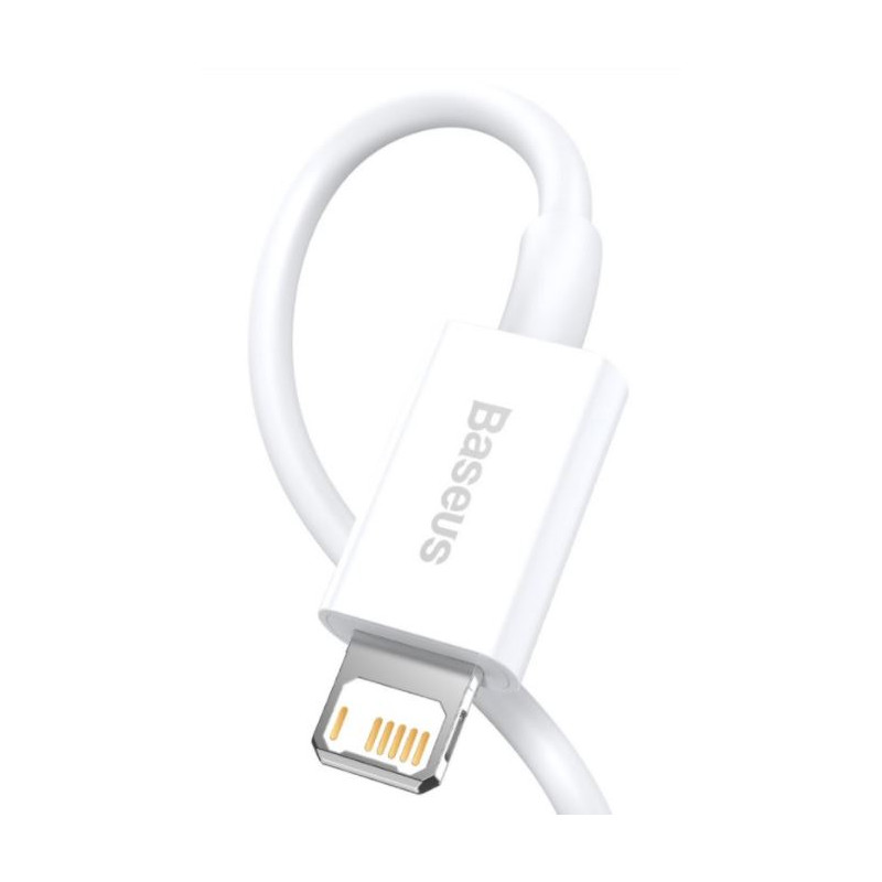NONAME - Baseus CALYS-B02 Superior Fast Charging Kabel Lightning 2.4A 1.5m White