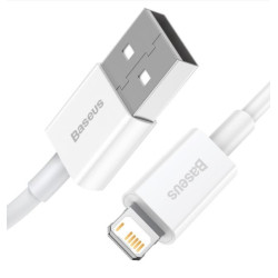 NONAME - Baseus CALYS-B02 Superior Fast Charging Kabel Lightning 2.4A 1.5m White