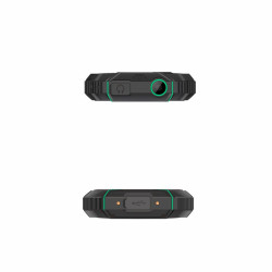 EVOLVEO StrongPhone W4, IP68 odolný Dual SIM telefón, 2,8'' LCD, 2500mAh, Powerbanka, černo-zelený