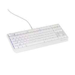 Genesis herná klávesnica THOR 230/TKL/RGB/Outemu Red/Drôtová USB/US layout/Biela