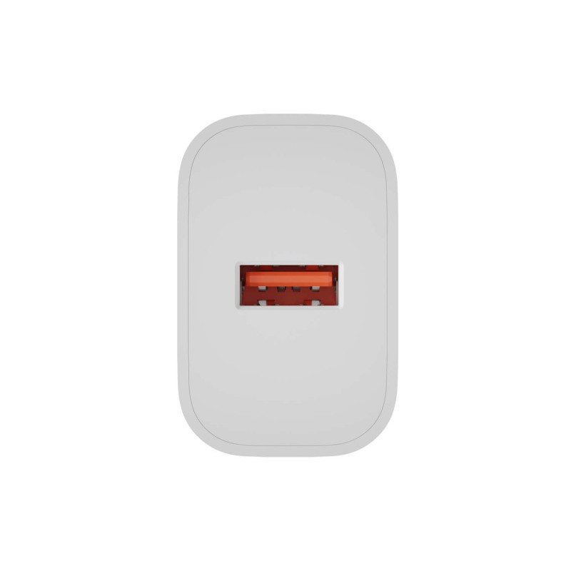Univerzálna nabíjačka Natec RIBERA 18W, 1X USB-A, biela