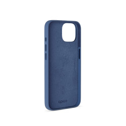 Epico Mag+ kožený kryt iPhone 15 - modrá