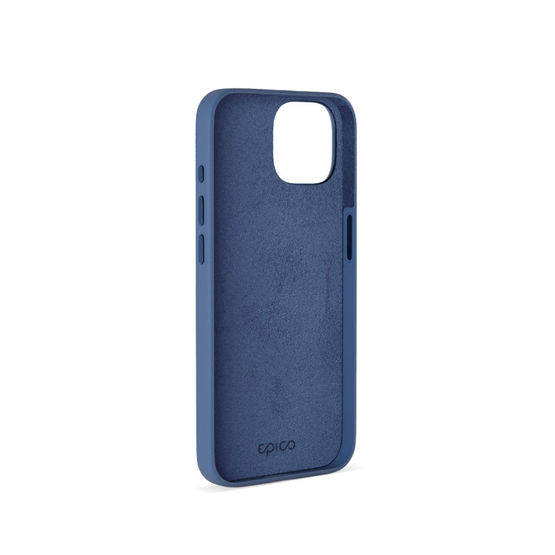 Epico Mag+ kožený kryt iPhone 15 - modrá