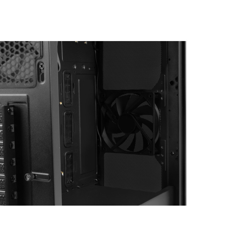 Počítačová skriňa Genesis IRID 505 V2/Midi Tower/Transpar./Čierna