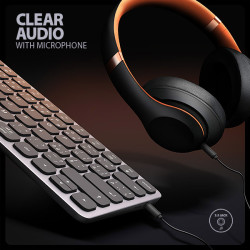AXAGON HMC-KB-CS, USB 5Gbps húb s klávesnicou CZ/SK, HDMI 4K/60Hz, 3x USB-A, SD/mSD, audio, PD 100W