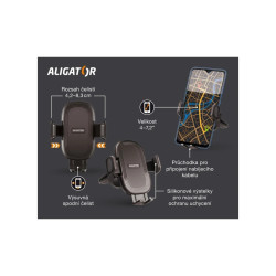 ALIGATOR Držiak HA20 do ventilačnej mriežky, univerzá