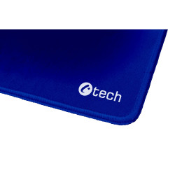 Podložka pod myš C-TECH MP-01, modrá, 320x270x4mm, obšité okraje