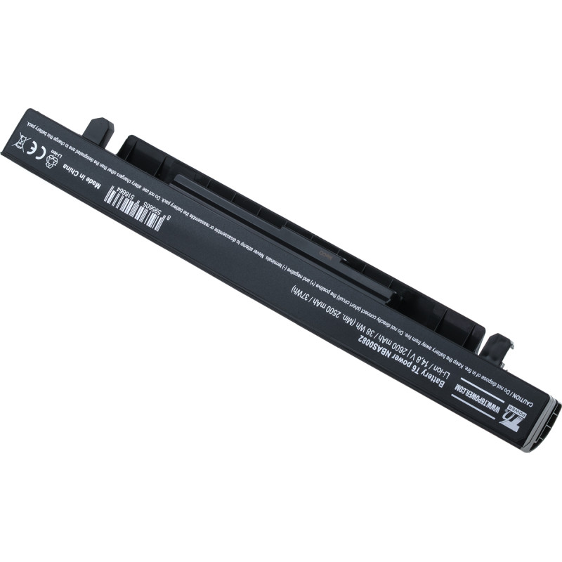 Batérie T6 Power pre Asus X450, X550, X552, A450, A550, F450, F550, F552, R510, 2600mAh, 38Wh, 4cell