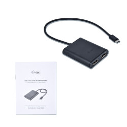 i-tec USB-C na 4K Dual Display Port adaptér