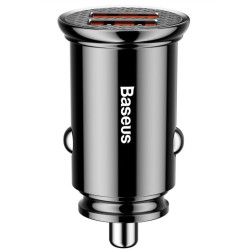 NONAME - Baseus rýchlonabíjačka do auta 2xUSB QC3.0 30W čierna