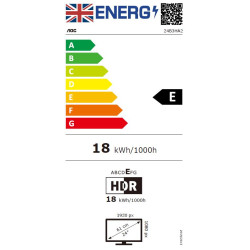 AOC/24B3HA2/23,8''/IPS/FHD/120Hz/1ms/Čierna/3R