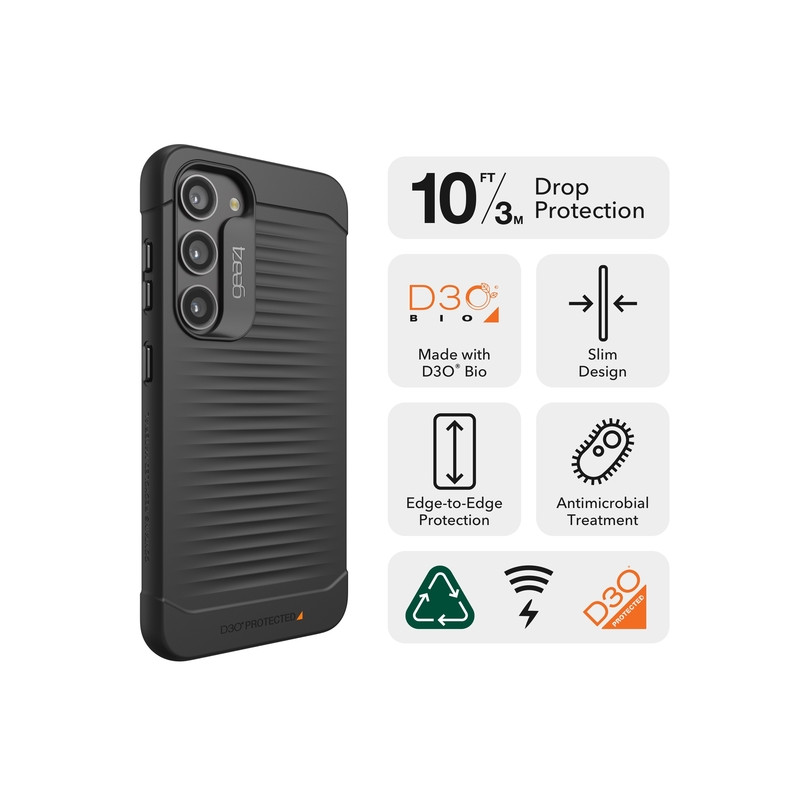 ZAGG GEAR4 Havana D3O kryt Samsung Galaxy S23 černý