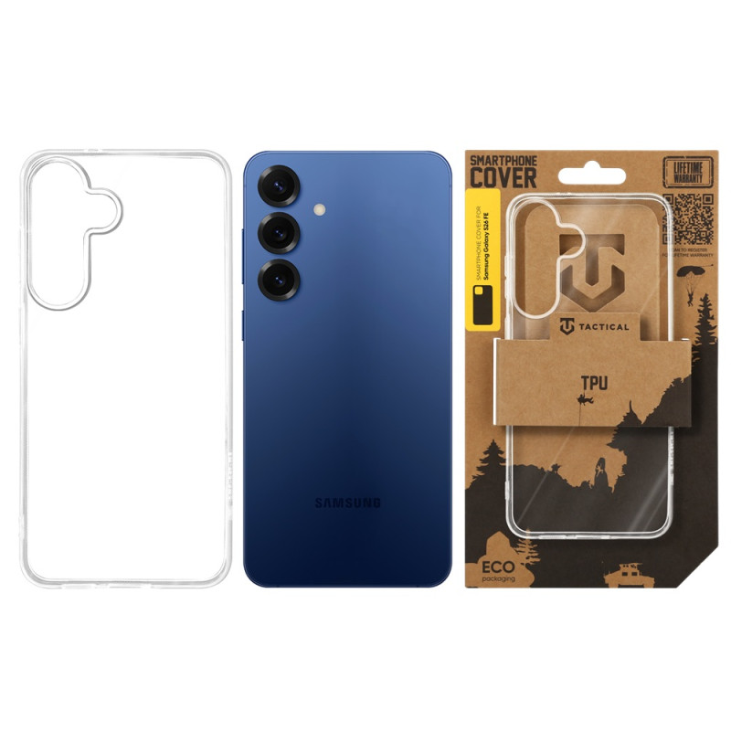 Tactical TPU Kryt pre Samsung Galaxy S26 FE Transparent