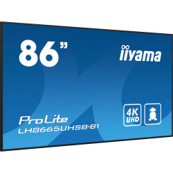 86'' iiyama LH8665UHSB-B1: IPS, 4K UHD, Android, 24/7