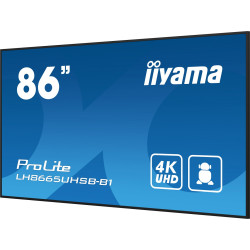 86'' iiyama LH8665UHSB-B1: IPS, 4K UHD, Android, 24/7