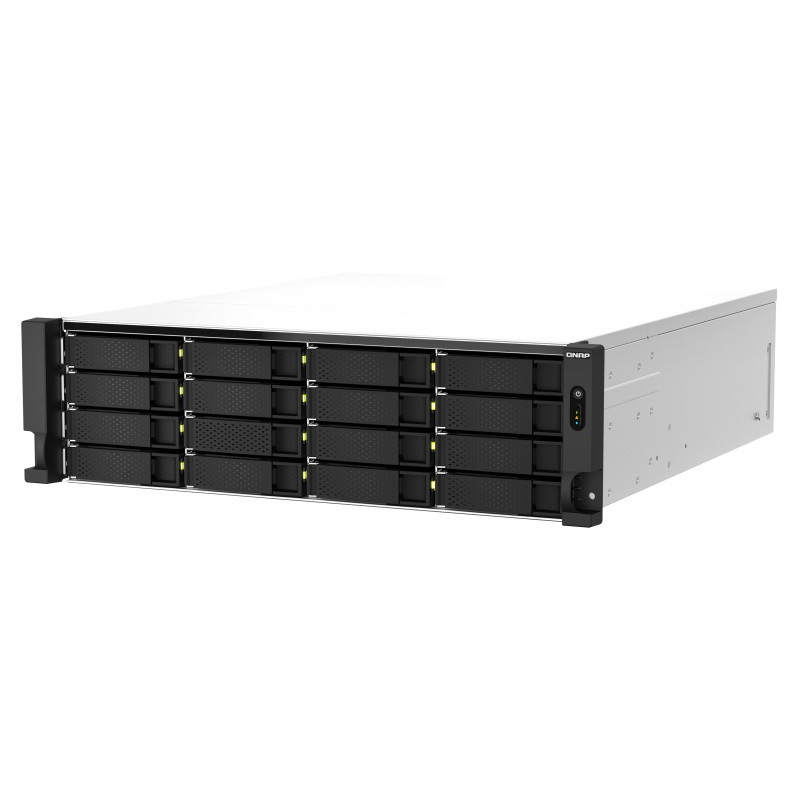 QNAP TS-h2287XU-RP-E2336-32G (Xeon 4,8 GHz, ZFS, 32GB ECC RAM, 16x 3,5'' + 6x2,5'', 2x 2,5GbE, 2x10GbE)