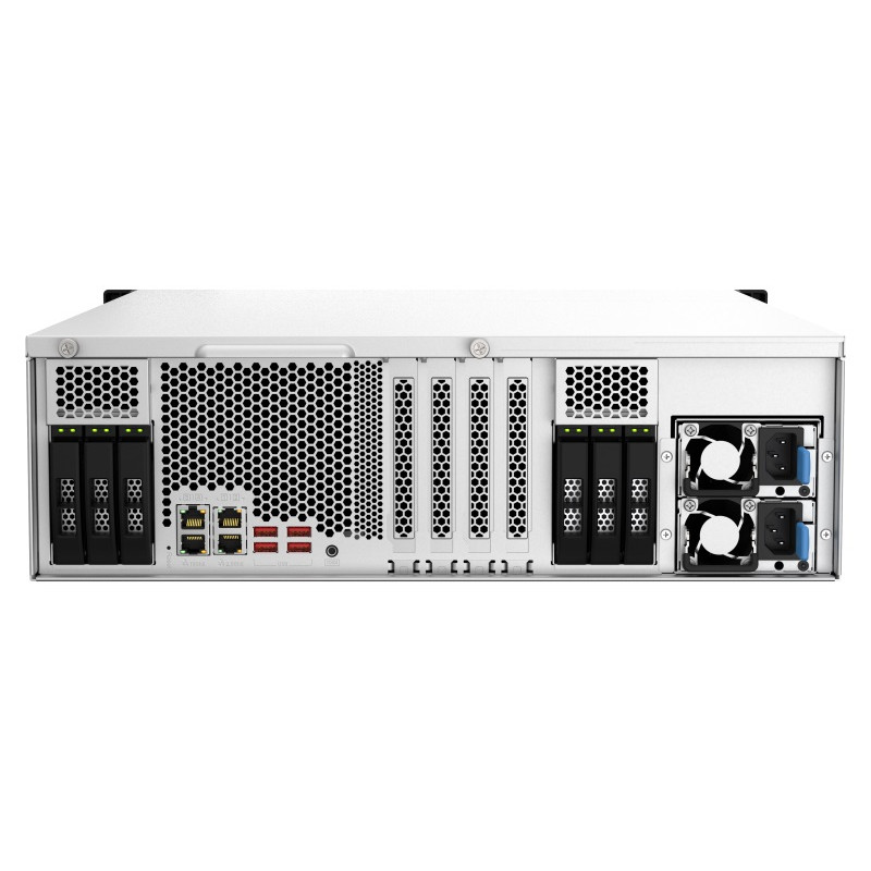 QNAP TS-h2287XU-RP-E2336-32G (Xeon 4,8 GHz, ZFS, 32GB ECC RAM, 16x 3,5'' + 6x2,5'', 2x 2,5GbE, 2x10GbE)