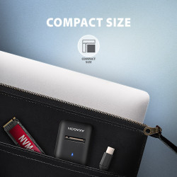 AXAGON ADM2-CM USB-C 10Gbps - M.2 NVMe & SATA SSD adaptér, kábel USB-C 10cm