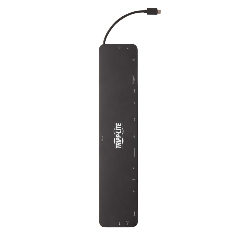 EATON - Dokovacia stanica USB-C/3x displej, HDMI 4K, DP, VGA, USB3.2 G1, USB-A/C, GbE, 100W nabíjanie