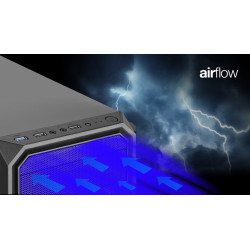 EVOLVEO Shaw 2/Mini ITX/Transpar./Čierna