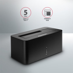 AXAGON ADSA-SN, USB 3.2 Gen1 - SATA 6G, 2.5''/3.5'' HDD/SSD dokovacia stanica
