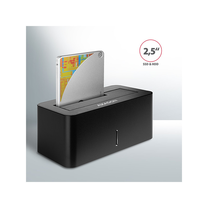 AXAGON ADSA-SN, USB 3.2 Gen1 - SATA 6G, 2.5''/3.5'' HDD/SSD dokovacia stanica