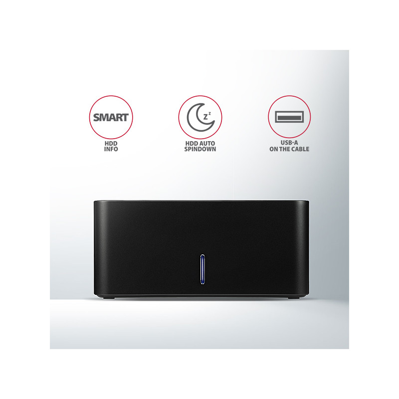 AXAGON ADSA-SN, USB 3.2 Gen1 - SATA 6G, 2.5''/3.5'' HDD/SSD dokovacia stanica