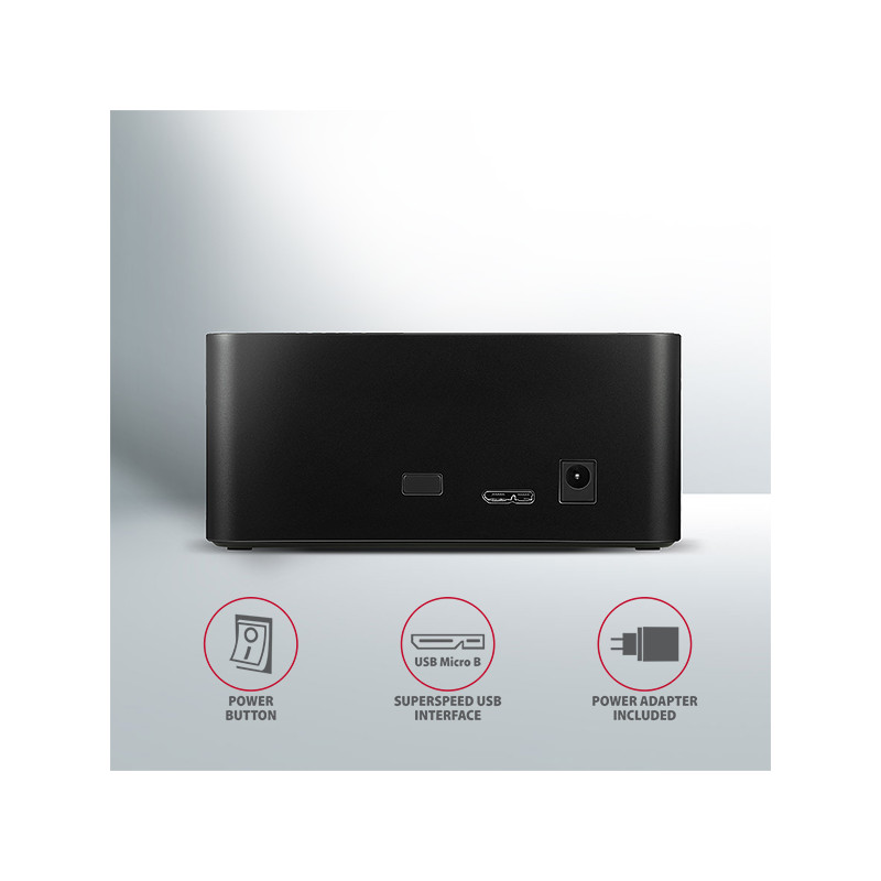 AXAGON ADSA-SN, USB 3.2 Gen1 - SATA 6G, 2.5''/3.5'' HDD/SSD dokovacia stanica