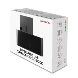 AXAGON ADSA-SN, USB 3.2 Gen1 - SATA 6G, 2.5''/3.5'' HDD/SSD dokovacia stanica