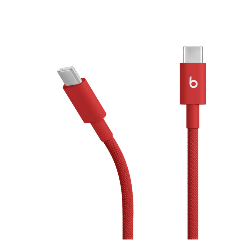 APPLE - Beats USB-C / USB-C Woven Cable (1.5m) - Rapid Red