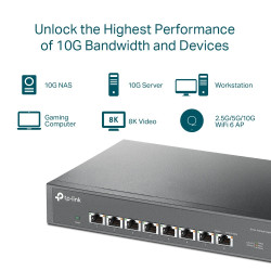 TP-Link TL-SX1008 8-Port 10G rack switch