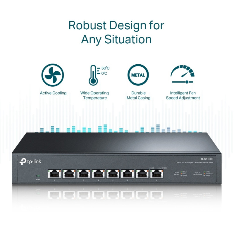 TP-Link TL-SX1008 8-Port 10G rack switch