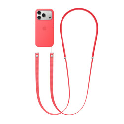 APPLE - Crossbody Strap - Bright Guava / SK