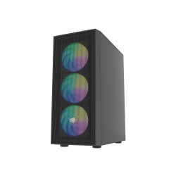 GENESIS - PC skriňa Fury SHOBO SH8F, ARGB, Midi Tower, Čierna