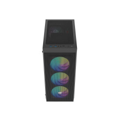 GENESIS - PC skriňa Fury SHOBO SH8F, ARGB, Midi Tower, Čierna